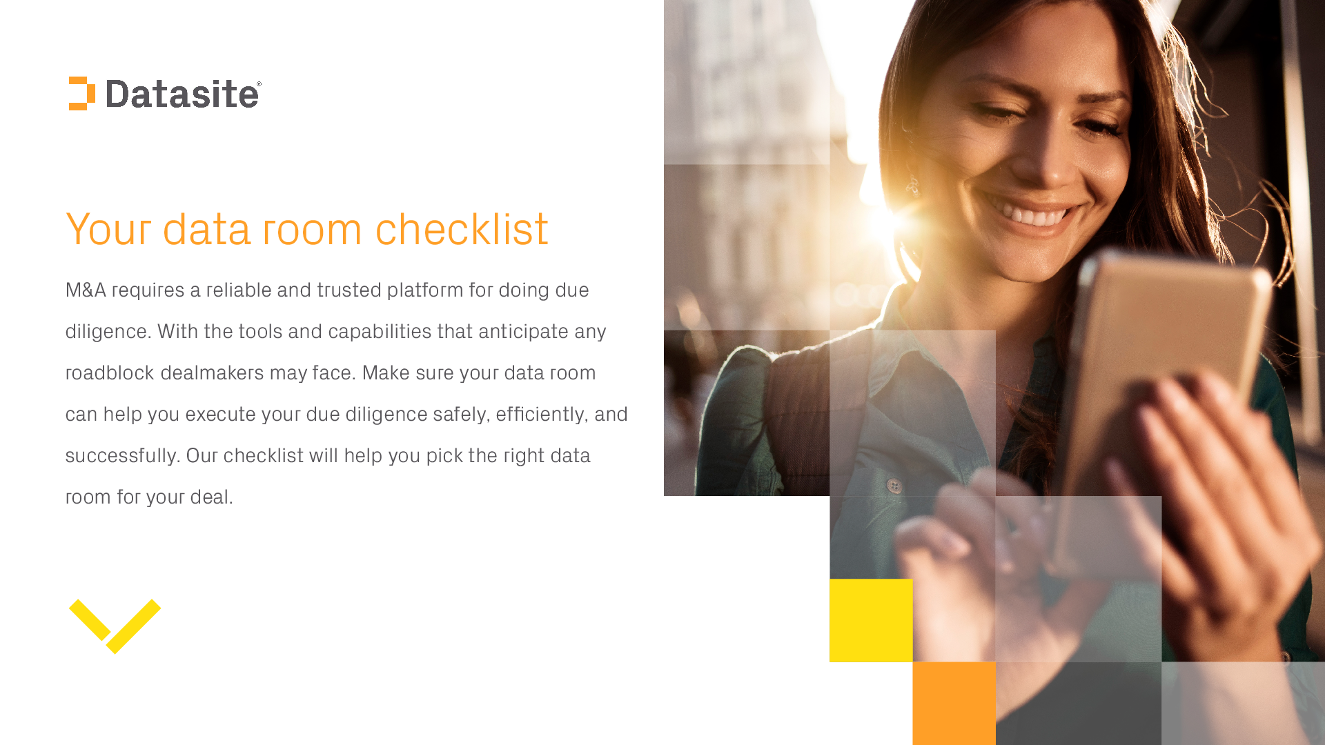 Your data room checklist Download